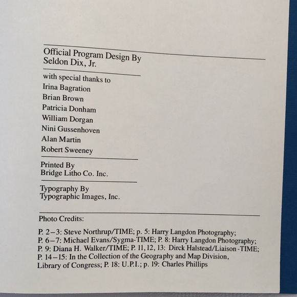 USA Presidential Inaugural Program 1981 Ronald Reagan - Picture 7 of 8